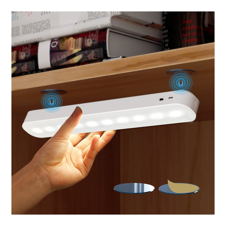 AKSDA Closet Stick on Light, LED Dimmable Under Cabinet