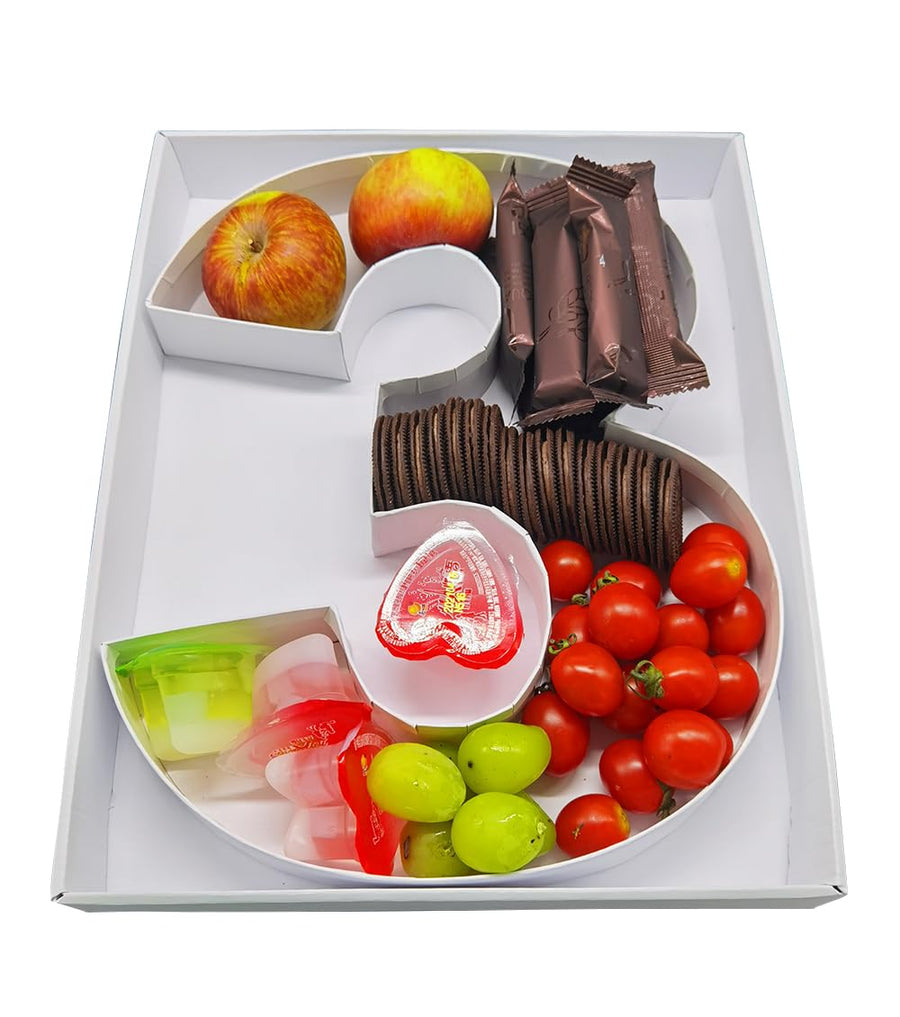 WENPACK 12 Cardboard Carton Number Shaped Tray for Char