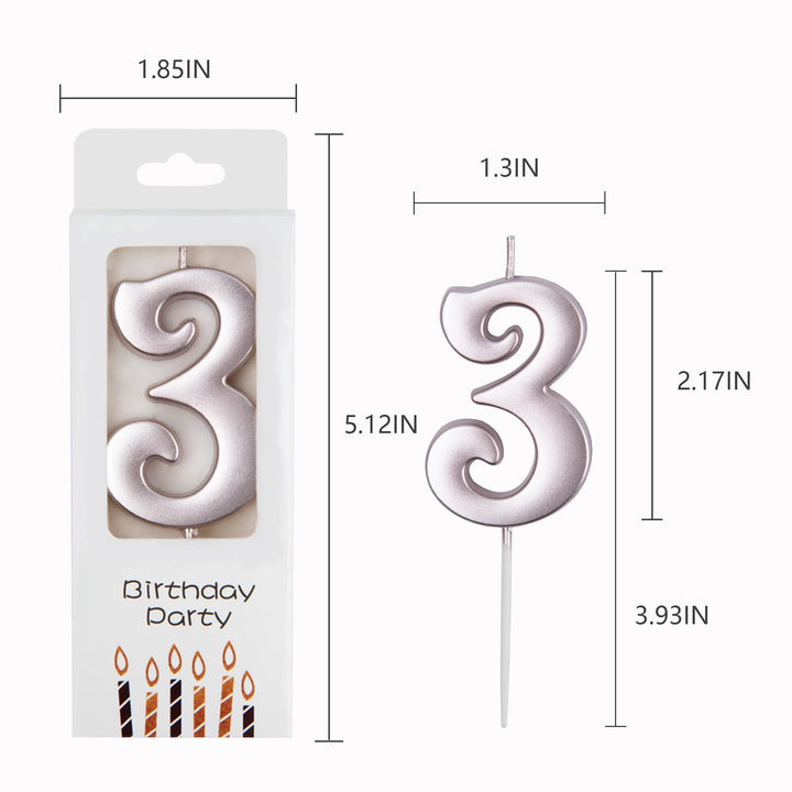 10-Count 0-9 Rose Gold Number Birthday Candles, Number One Birthday, Rose Gold Number Candles, Party Celebration, Baby Showers