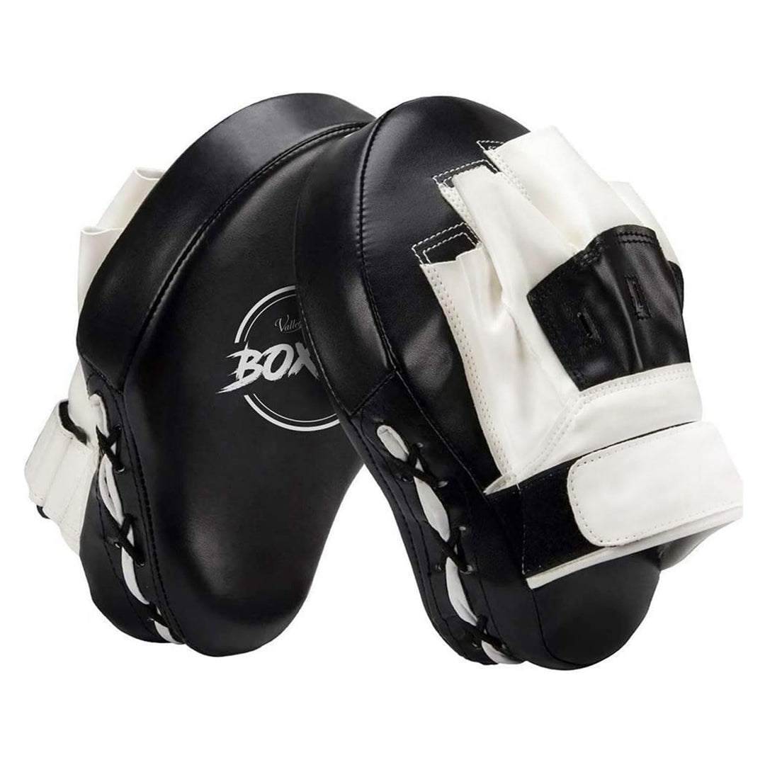 Boxing Curved Focus Punching Mitts- Leatherette Training Hand Pads,Ideal for Karate, Muay Thai Kick, Sparring, Dojo, Martial Arts