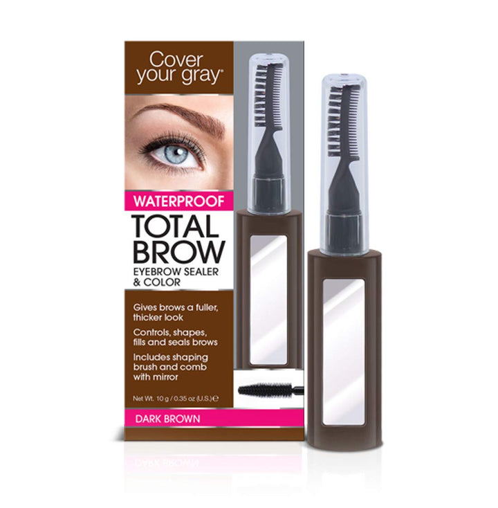 Total Brow Eyebrow Sealer and Color - Dark Brown