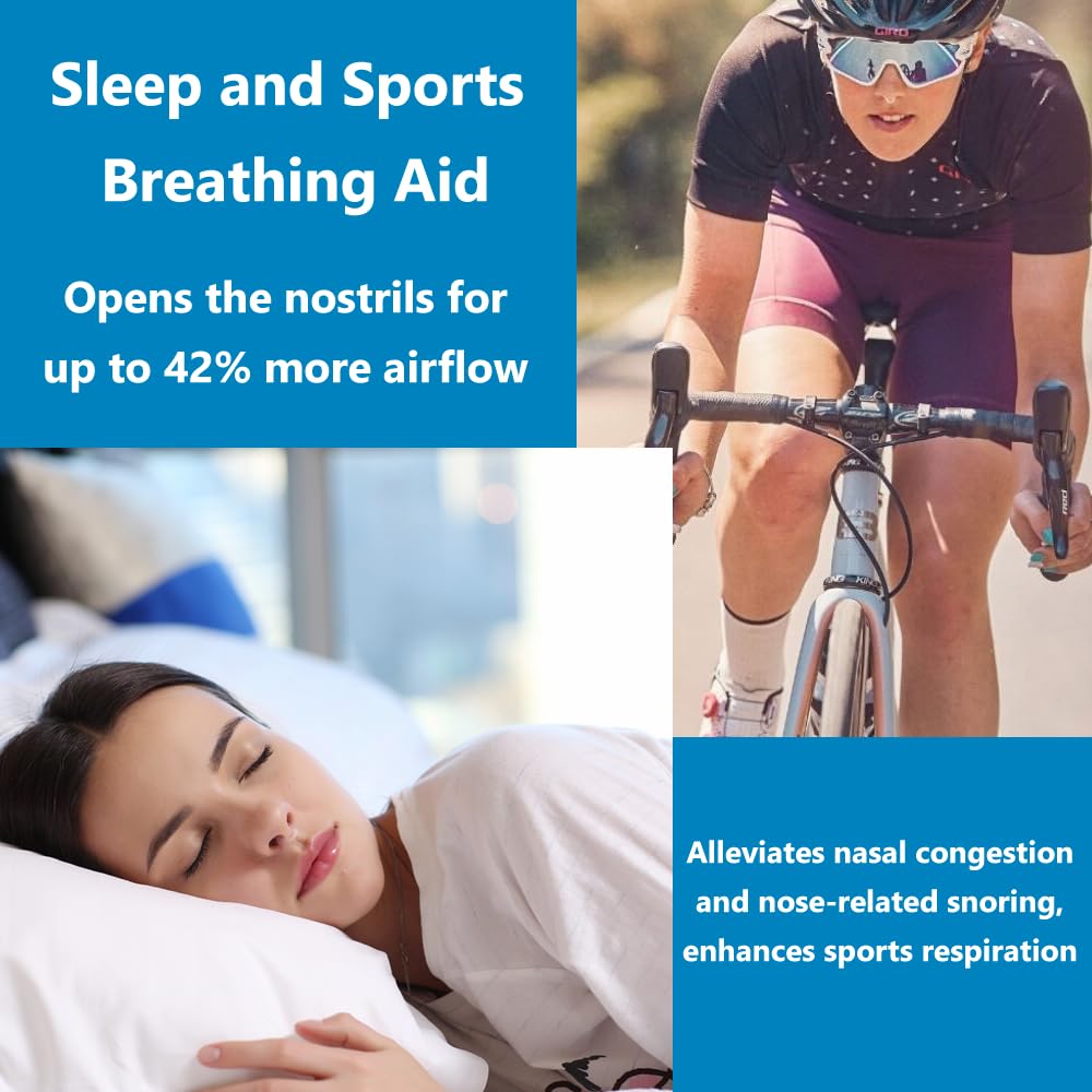 WoodyKnows Super-Support Nasal Dilators, Sleep Sports Breathing Aid (Combo S+M+L 3Pack)