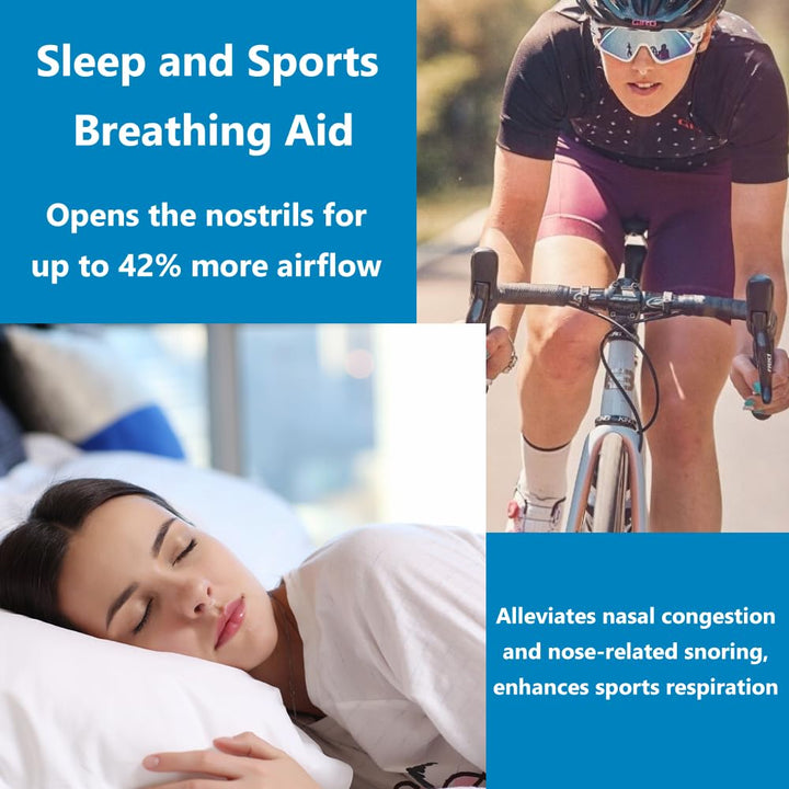 WoodyKnows Super-Support Nasal Dilators, Sleep Sports Breathing Aid (Combo S+M+L 3Pack)