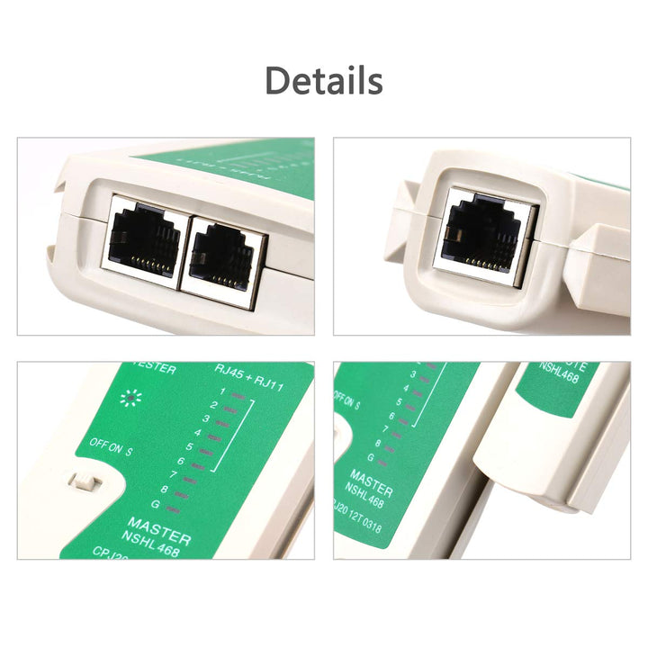 NSHL468 RJ45-RJ11 Multi-functional Network LAN Cable Tester Test Tool Equipment