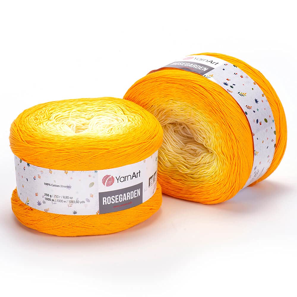 YarnArt RoseGarden 100% Cotton Super Fino Cake Yarn 1 S