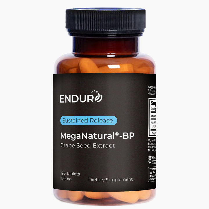 MegaNatural BP, Grape Seed Extract Supplements with Sustained-release California Grape Seed Extract Herbal Supplements for Optimized Absorption &amp; Supports Energy, 150 mg, 120 Tablets