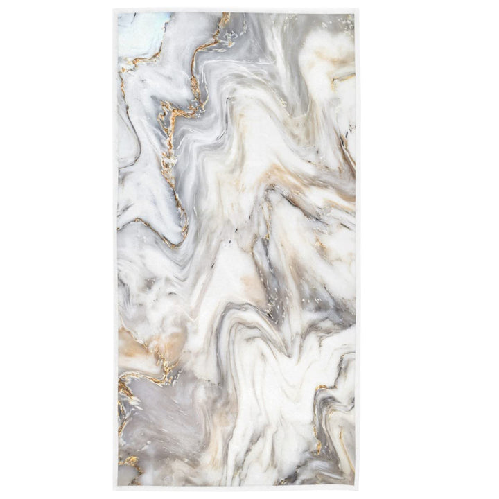 White Gold Marble Hand Bath Towel Shower Towels Set Gray Tie Dye Kitchen Hanging Gym Fingertip Bathroom Towel Highly Absorbent