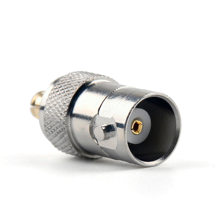 2PCS RF coaxial coax adapter BNC female to MCX male connector