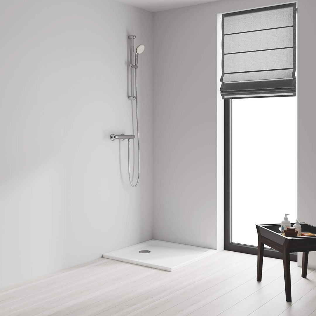 Grohe 28436002 Tempesta Classic 2.5 GPM 24 4-Spray Shower Rail Set, Starlight Chrome