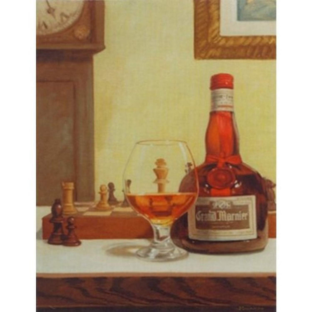 buyartforless Chess and a Cordial by David Marrocco 18x