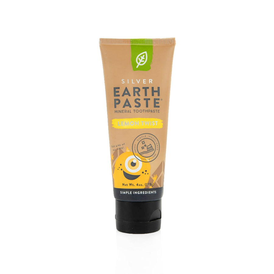 Redmond Earthpaste Toothpaste, Lemon Twist, 4 Ounce
