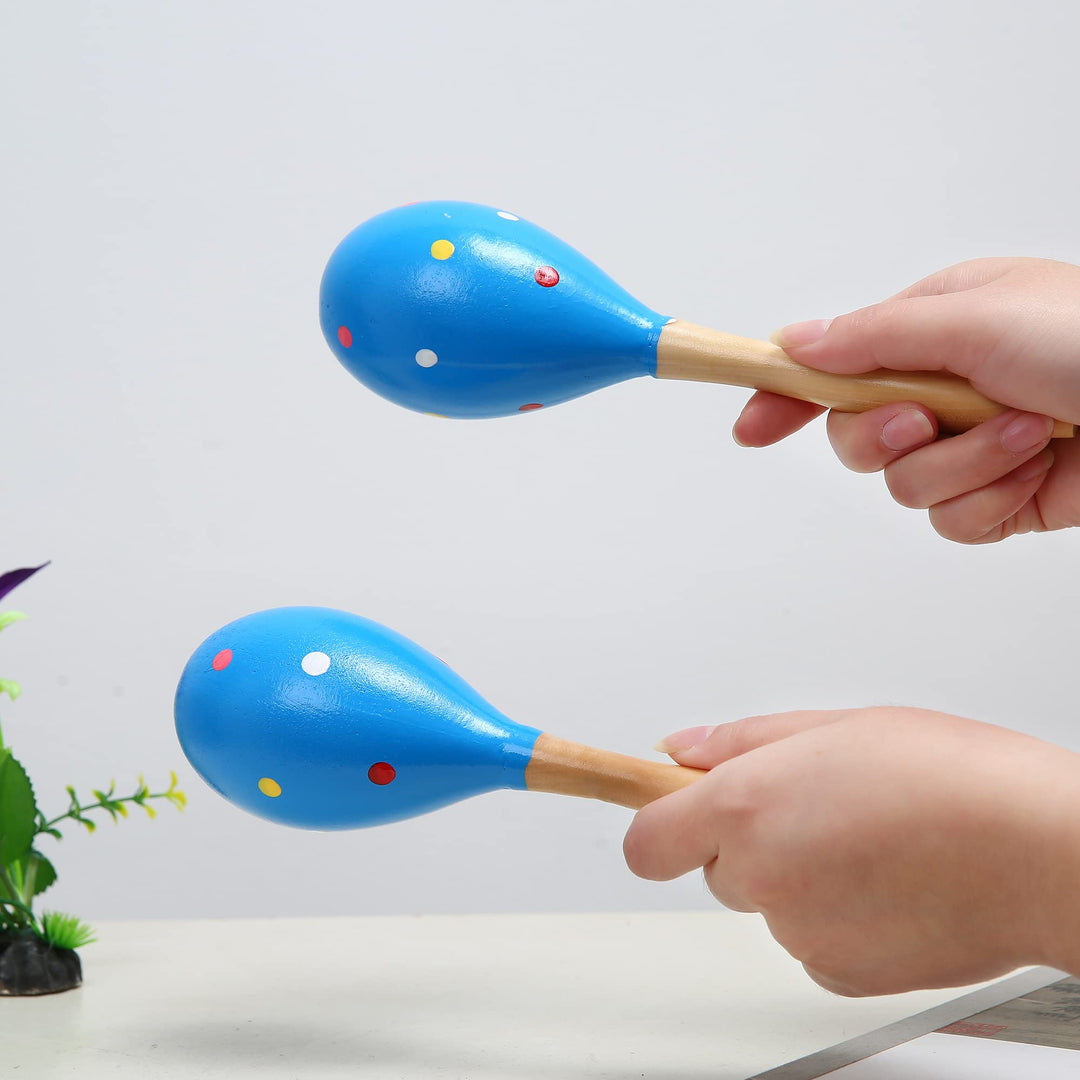 Maracas, Professional Wooden Rumba Shakers Latin Musica