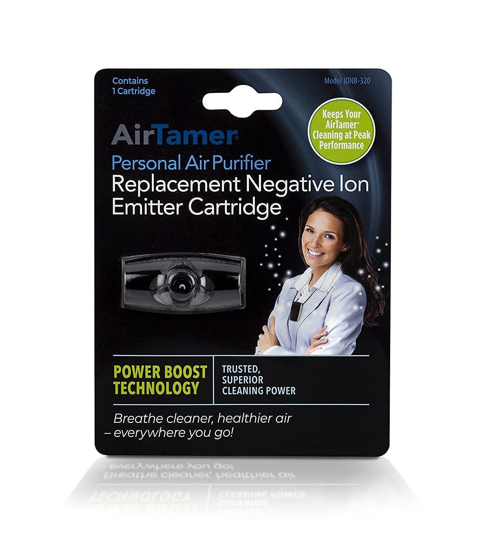 Personal Air Purifier Replacement Negative Ion Emitter Cartridge - Made for Model A320 (Black)