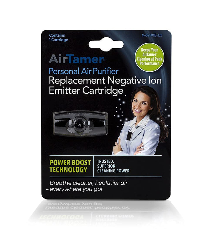 Personal Air Purifier Replacement Negative Ion Emitter Cartridge - Made for Model A320 (Black)
