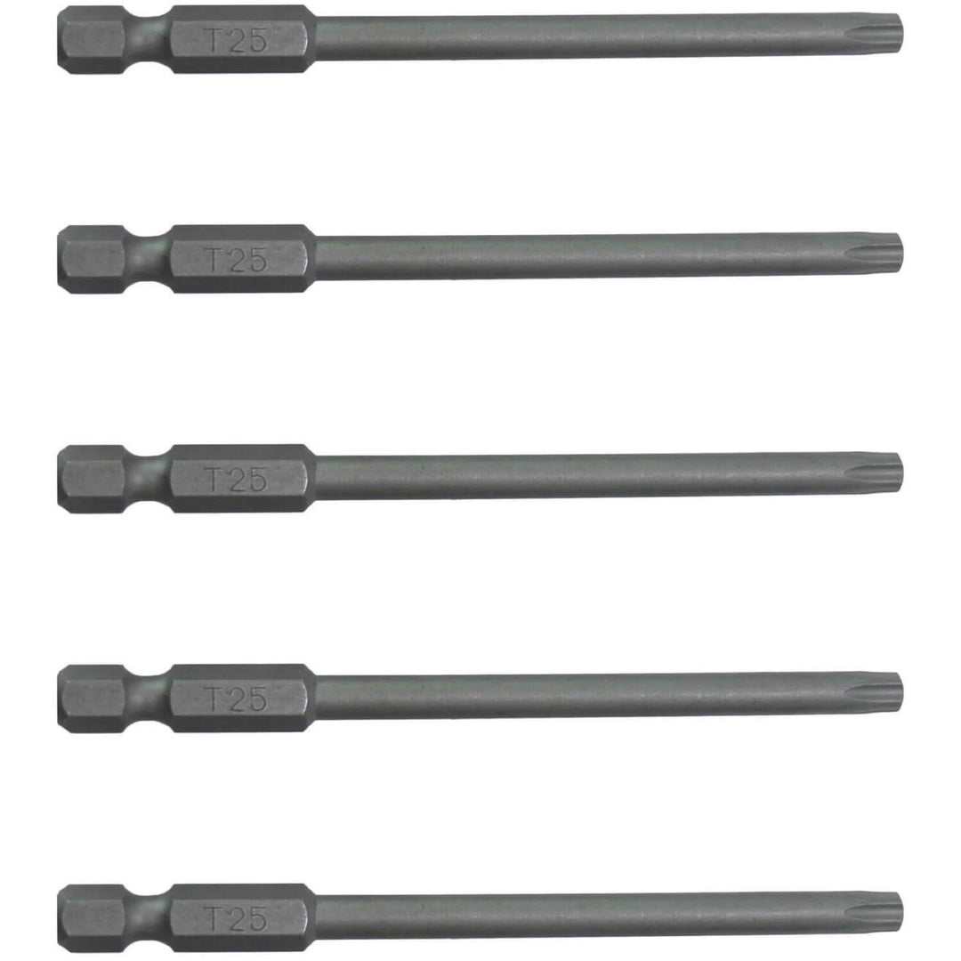 T25 (T-25) Torx/Star Driver Bit - T25 x 3-1/2 Torx/Star