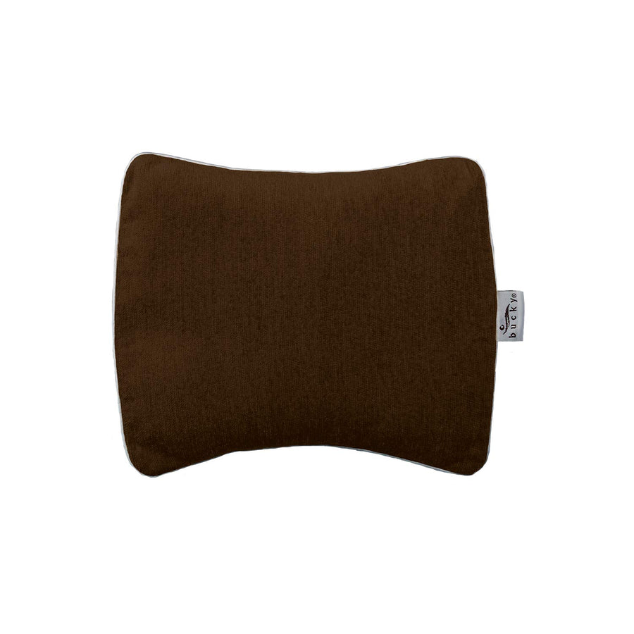 Soothing, Comfortable Hot/Cold Therapy Buckwheat Seed Filled Compact Wrap - Mocha
