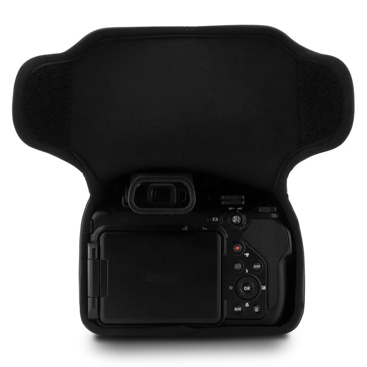 Ultra Light Neoprene Camera Case Compatible with Nikon Coolpix P1000,Black