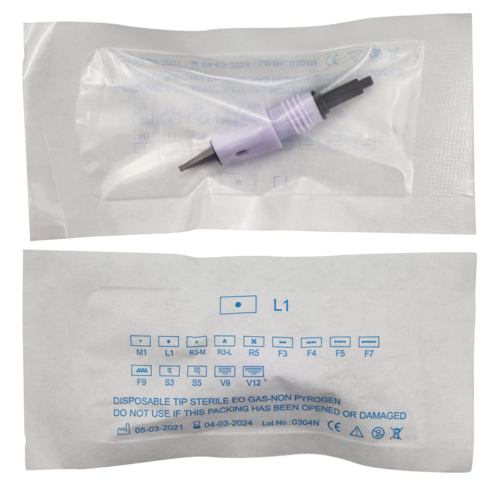 20Pcs Tattoo Needle Cartridges for Permanent Makeup Tattoo Machine Artmex V6,V8,V9,V11 models available size 1R,3R,5R,7R,3F,5F,7F Tattoo Needles (1R/L1)