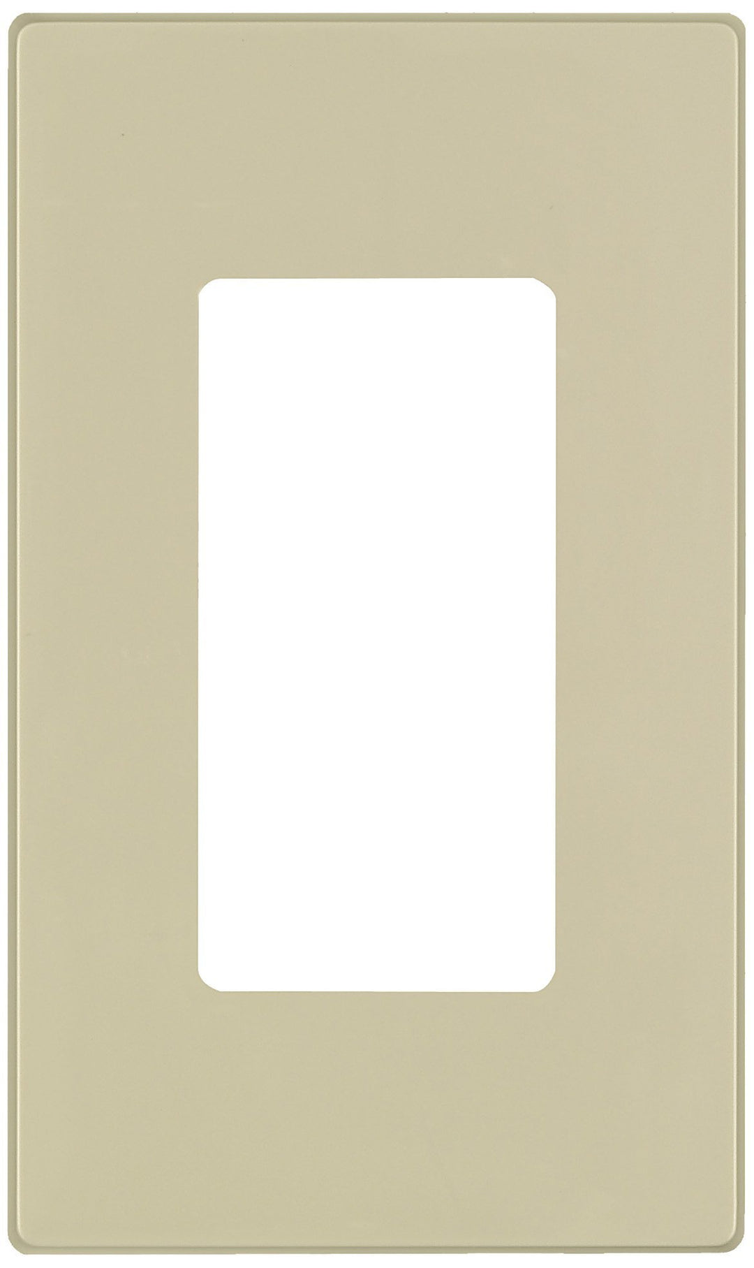80301-SI 1-Gang Decora Plus Wallplate Screwless Snap-On Mount, Ivory
