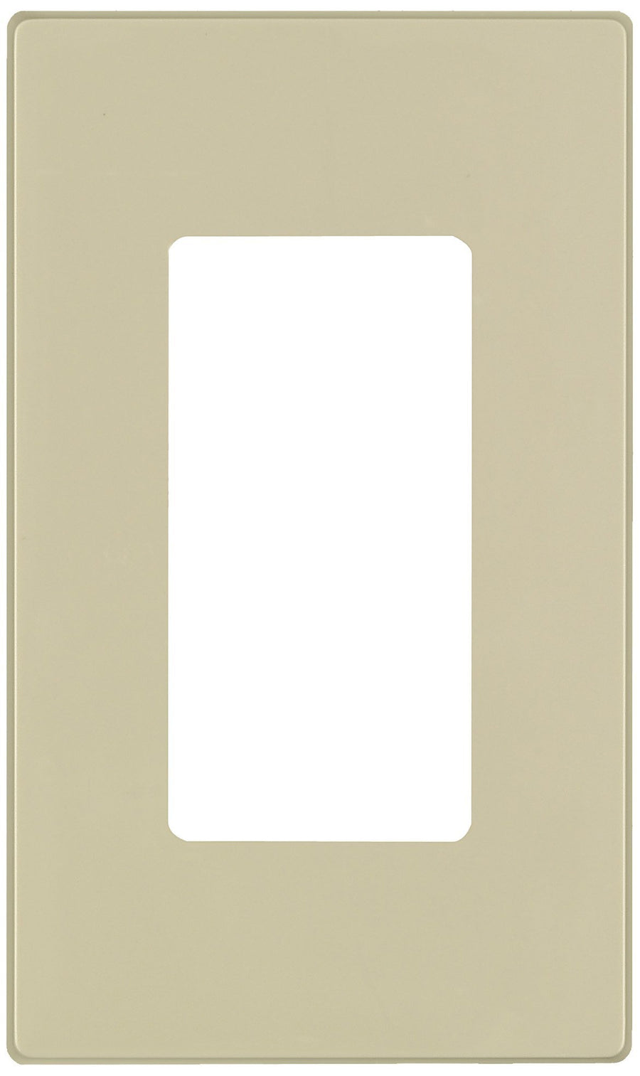 80301-SI 1-Gang Decora Plus Wallplate Screwless Snap-On Mount, Ivory