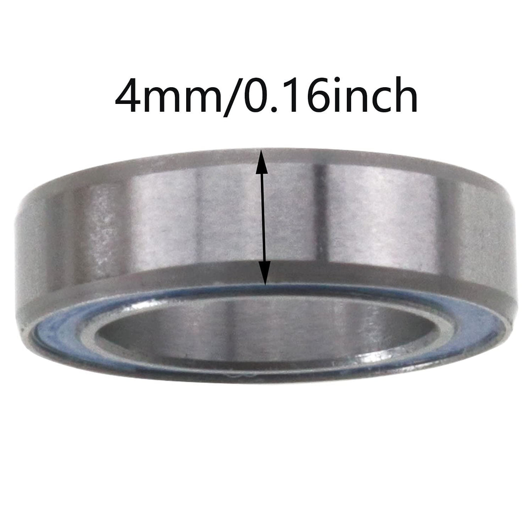 6700-2RS Ball Bearing 5PCS 10x15x4 mm Metal Blue Rubber Sealed Ball Bearings 6700RS
