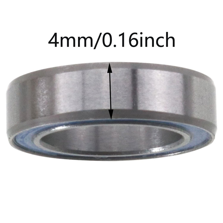6700-2RS Ball Bearing 5PCS 10x15x4 mm Metal Blue Rubber Sealed Ball Bearings 6700RS