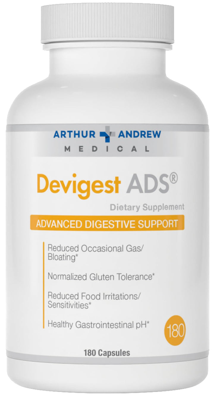 - Devigest ADS, Advanced Digestive Support, Relief for Lactose Intolerance and Casein Sensitivities, Vegan, Non-GMO, 180 Capsules