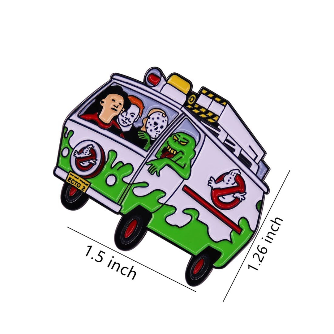 Horror Halloween Pin, Michael Myers Ghostbusters Jason Voorhees Freddy Krueger Pins