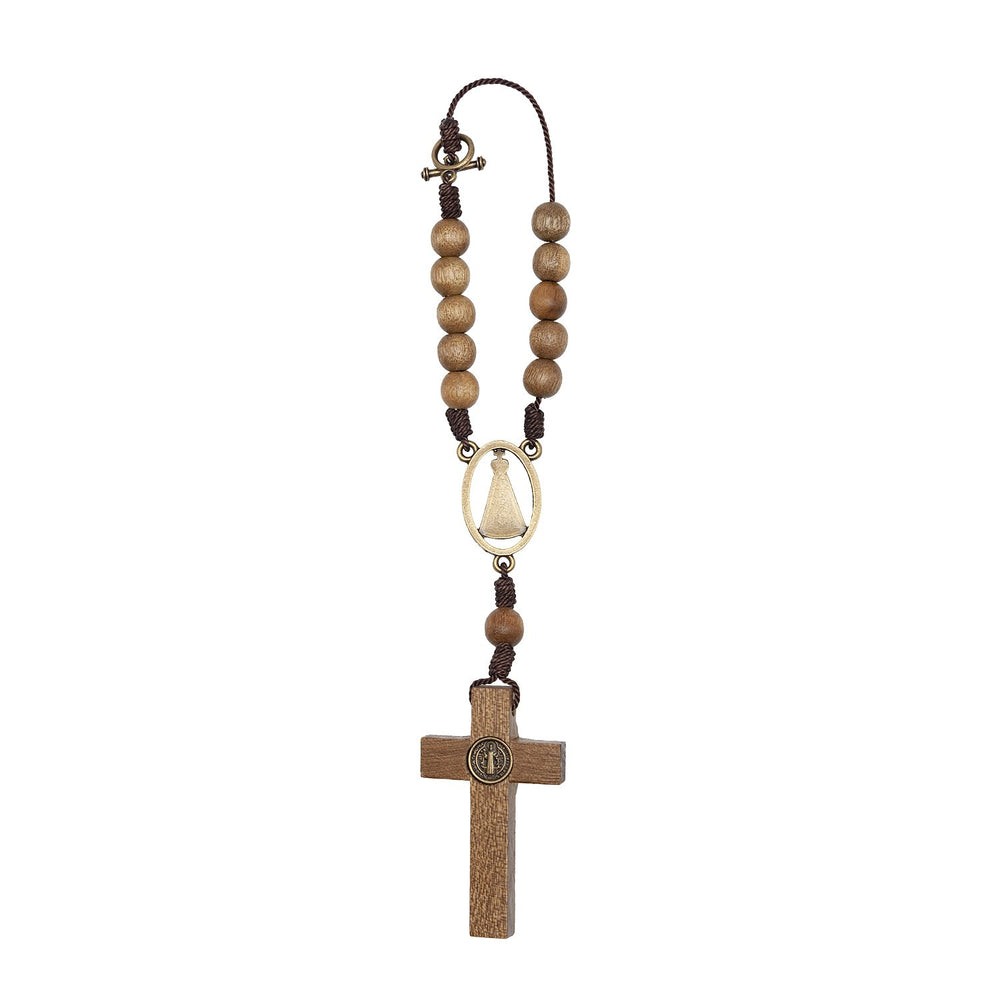 Car Rearview Mirror Rosary (Aparecida)