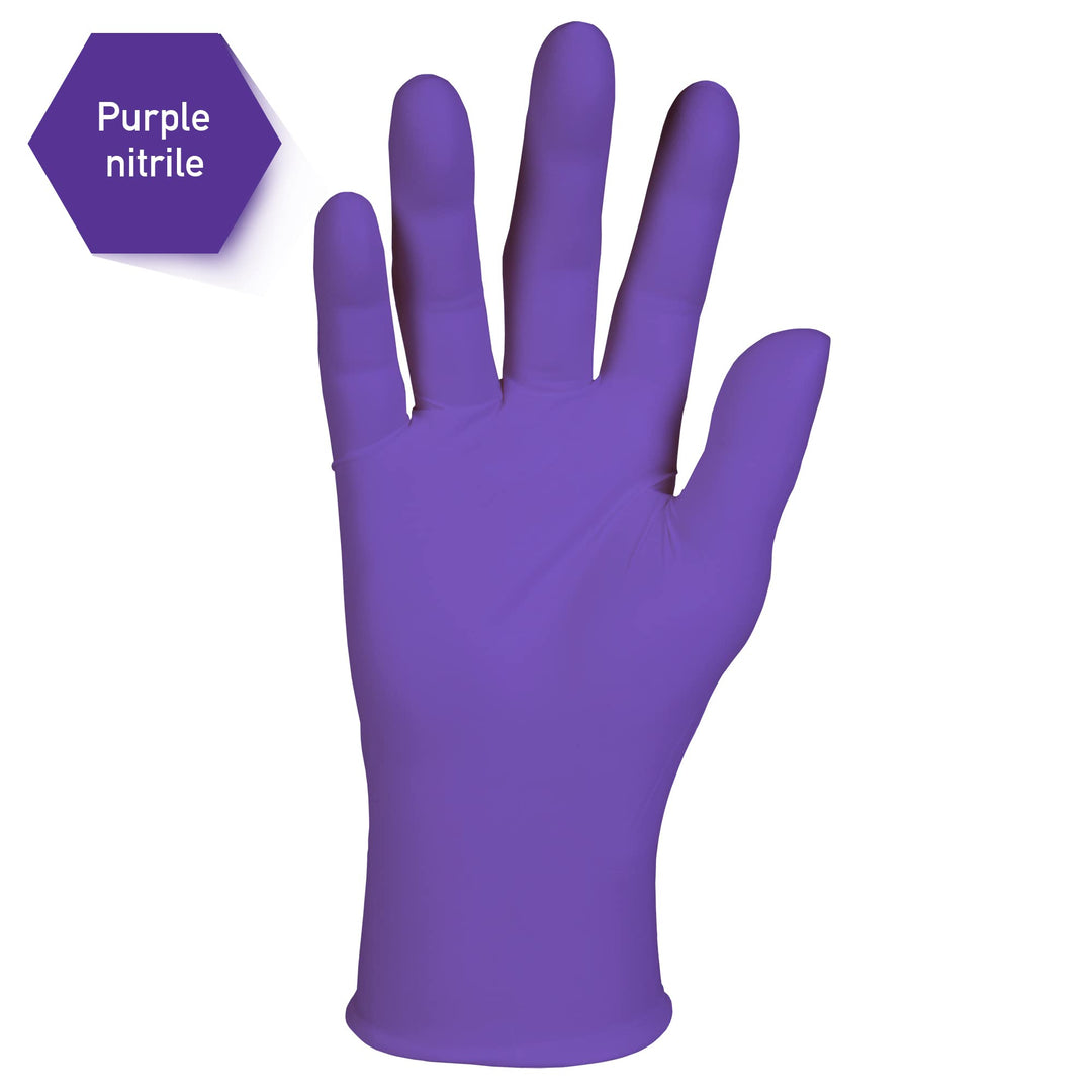 Kimberly-Clark® Safeskin Purple Nitrile Exam Gloves, Large, Purple, Box Of 100