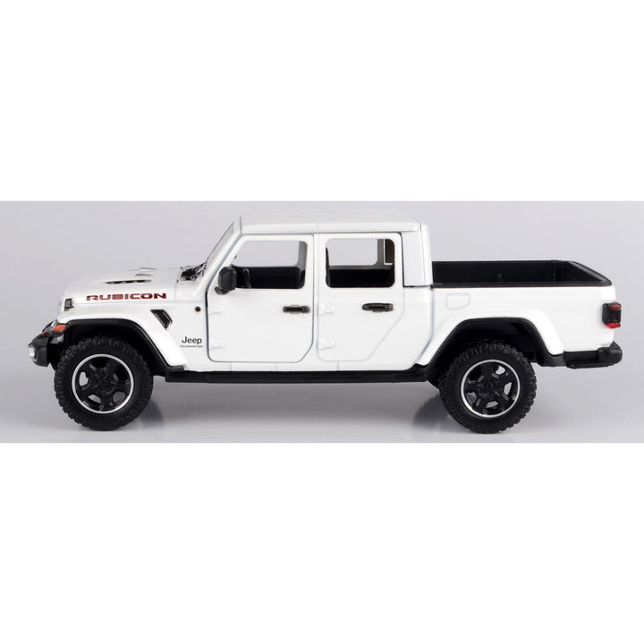 2021 Gladiator Rubicon (Closed Top) Pickup Truck White 1/24-1/27 Diecast Model Car 79368