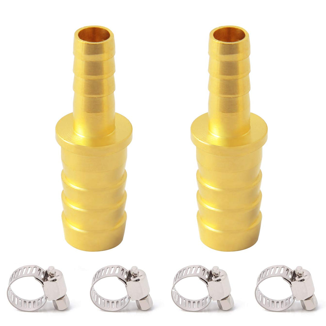 Metaland Brass Hose Barb Reducer, 1/2 to 1/4 Hose ID, R