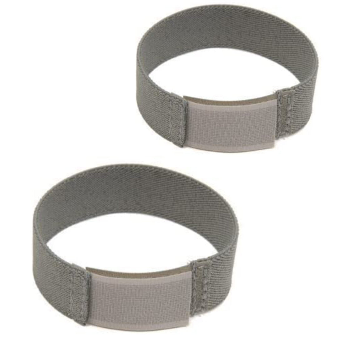 Hook &amp; Loop Blousing Garter Boot blouser Pant Keeper Great for Hiking Cycling Military Uniforms Police Hockey shin Guard Gardening (1 inch, Dark Grey)