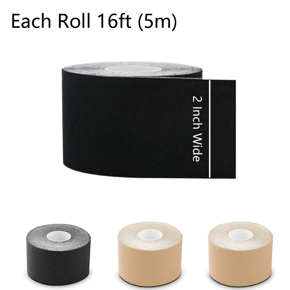 KISEER 4 Pack Kinesiology Tape, 16ft Latex Free Elastic