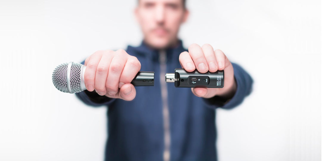 MicLink Wireless | Digital Wireless Microphone Adapter with 60-foot Range (2.4GHz, 14 channels)