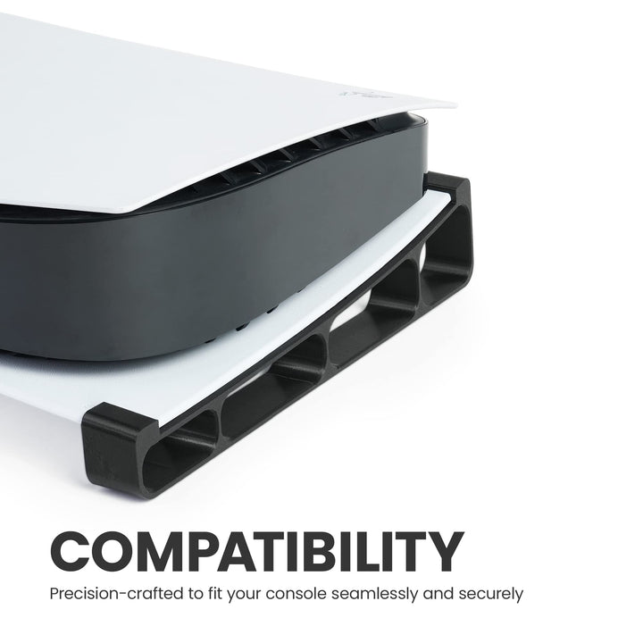Skates - Horizontal Stand Compatible with PS5 - Disc Edition (Galaxy Black)