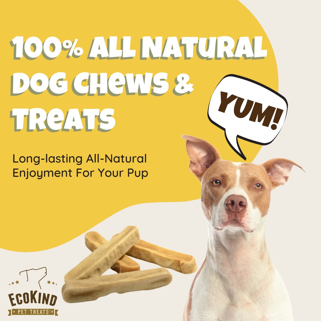 EcoKind Premium Gold Yak Cheese Himalayan Dog Chews, Dog Treats Large Breed, All Natural, High Protein Dog Chew, Cheese, Large - 12+ Chews (3 lbs)