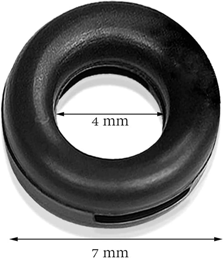 Optico Optic-Firms Eyeglass Hinge Rings - 10 Rings (Bla
