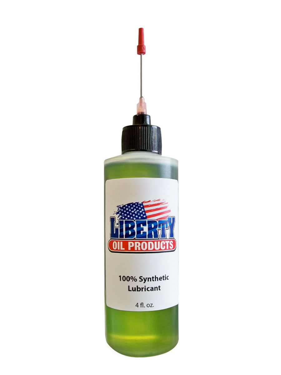 Liberty Oil, The Best 100% Synthetic Oil for Lubricating Your Grandfather Clocks. Large 4 Ounce Bottle
