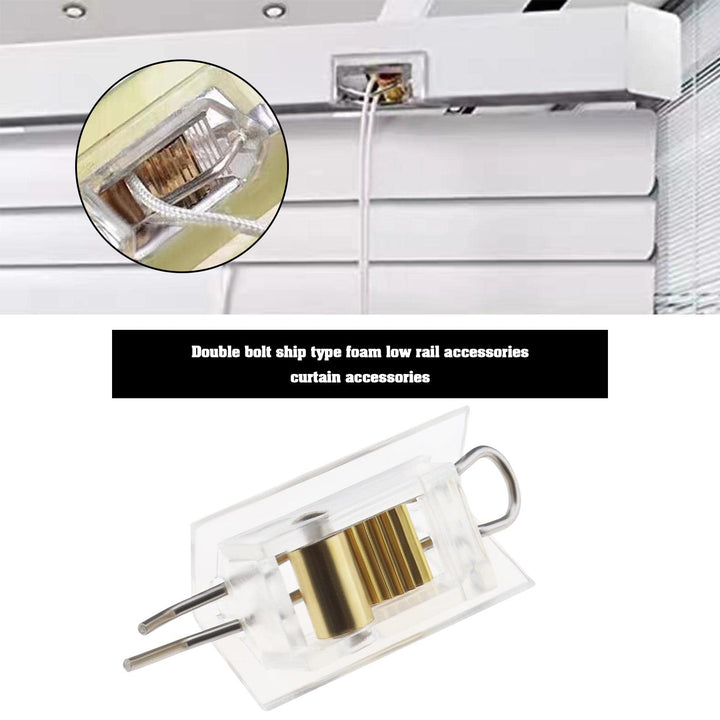 4PCS Blinds Cord Lock Blinds Helper Mechanism Spare Parts Window Blinds Components Home Furniture Decor Accessories Transparent