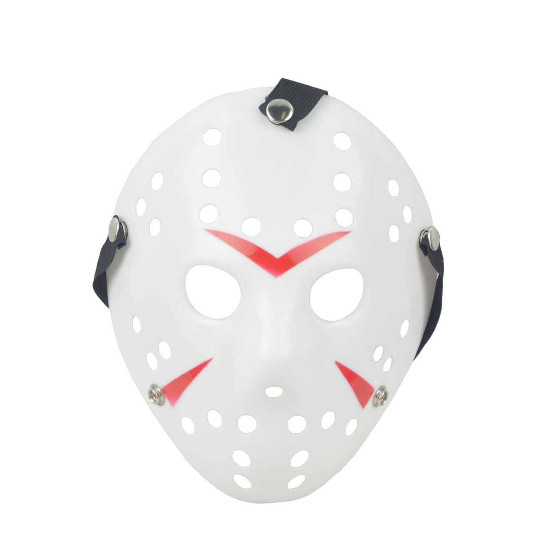 3Pcs Jason Hockey Mask Costume Mask Prop for Cosplay Masquerade Party Halloween Decorations Dress Up