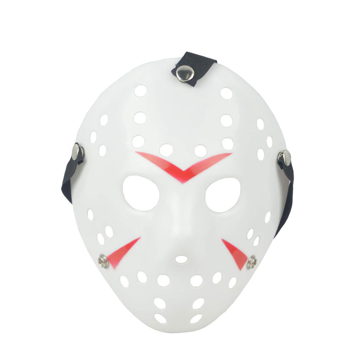 3Pcs Jason Hockey Mask Costume Mask Prop for Cosplay Masquerade Party Halloween Decorations Dress Up