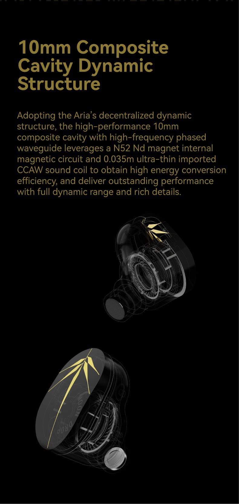CHU High Performance Dynamic Driver IEMs in-Ear Earphone (with mic)