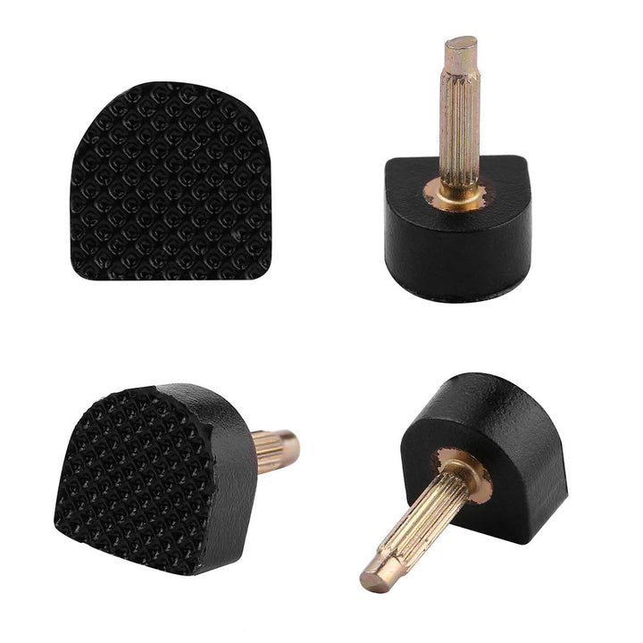 Woman Shoes Repair High Heel Tips Lift Stiletto 11mmx11mm 10pcs Black