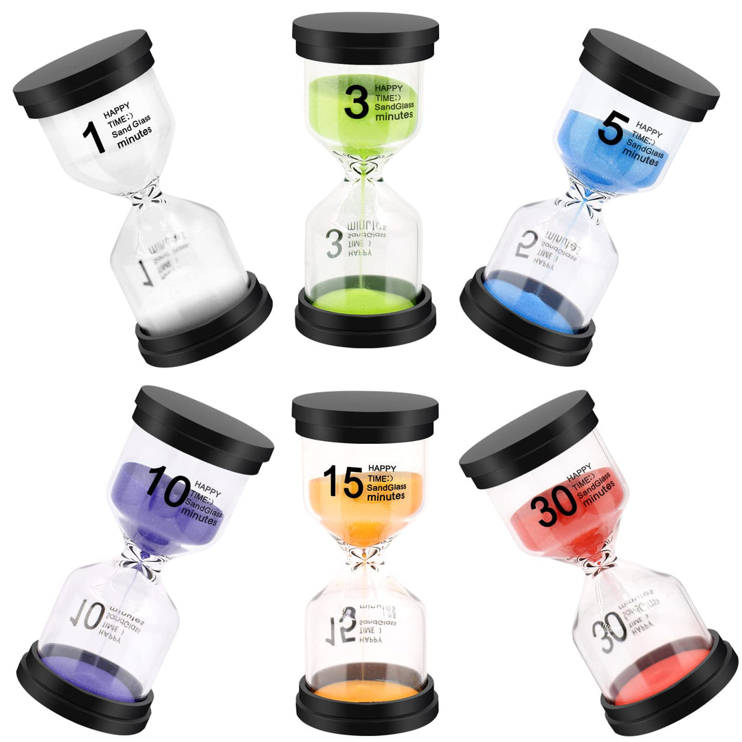 Sand Timer, Hourglass Sand Timers Colorful 1/3/5/10/15/