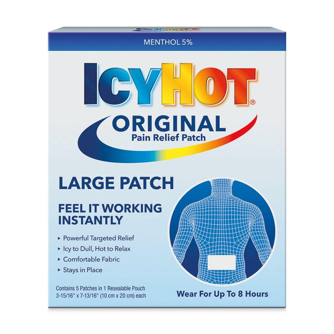 Icy Hot Extra Strength Medicated Patch Large, 5 Count