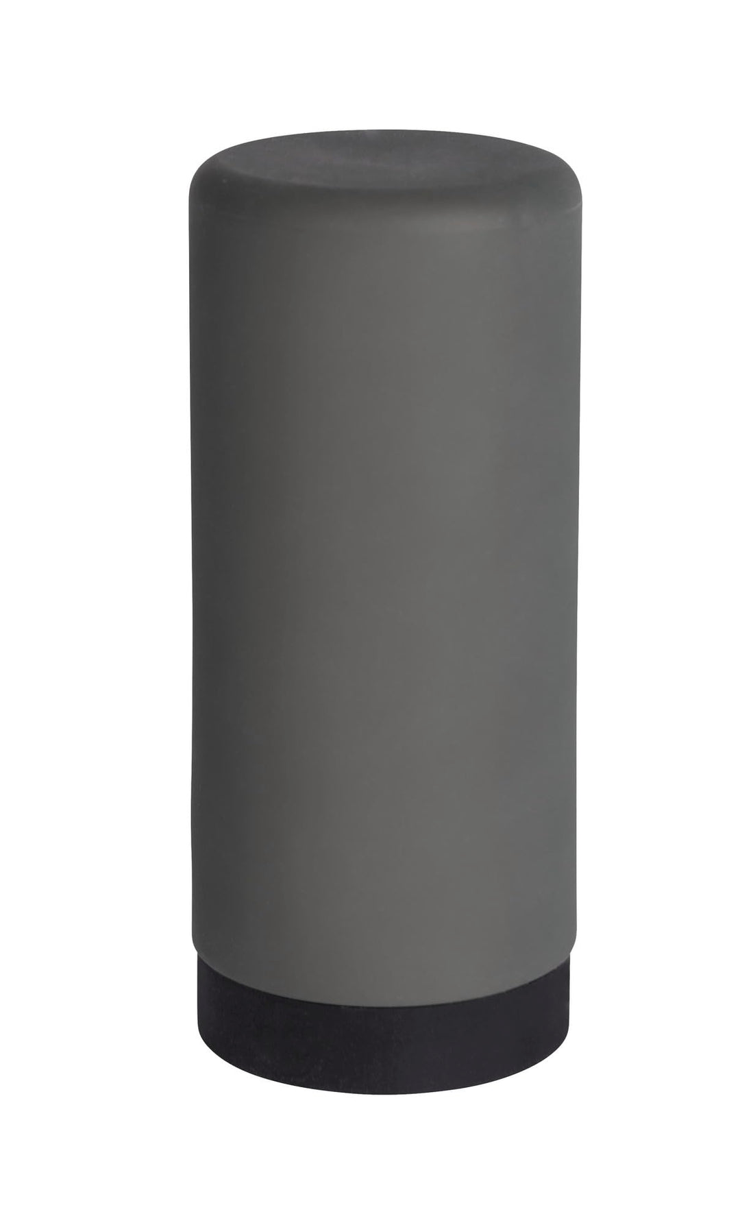 Dish Soap Dispenser for Kitchen Sink, Squeeze Bottle for Liquid and Hand Lotion, Round refillable Plastic Bottles, Easy to Fill and use, 8.5 oz, Gray, 2.4 x 2.4 x 5.5 in, Grey