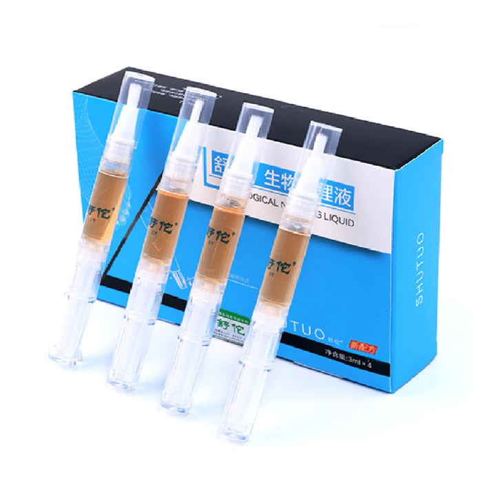 4 Pcs Nail Repair Treatment for Toenail and Fingernail,Toenail Nail Treatment,Nail Repair Pen Renew Damaged Discolored Foot &amp; Toenails