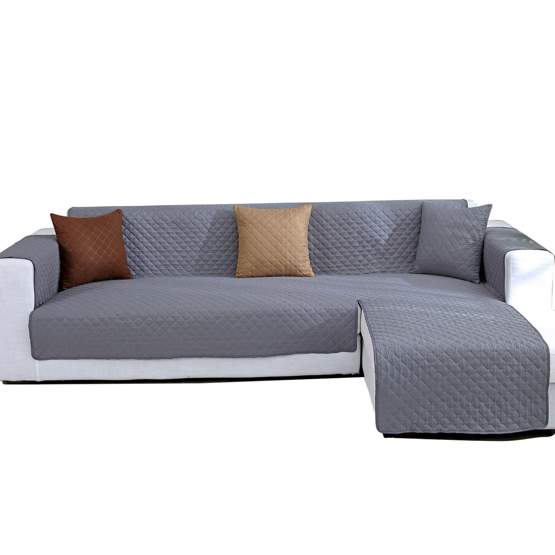 JIABOLANG Double Side L Shape Couch Cover Sectional Sof