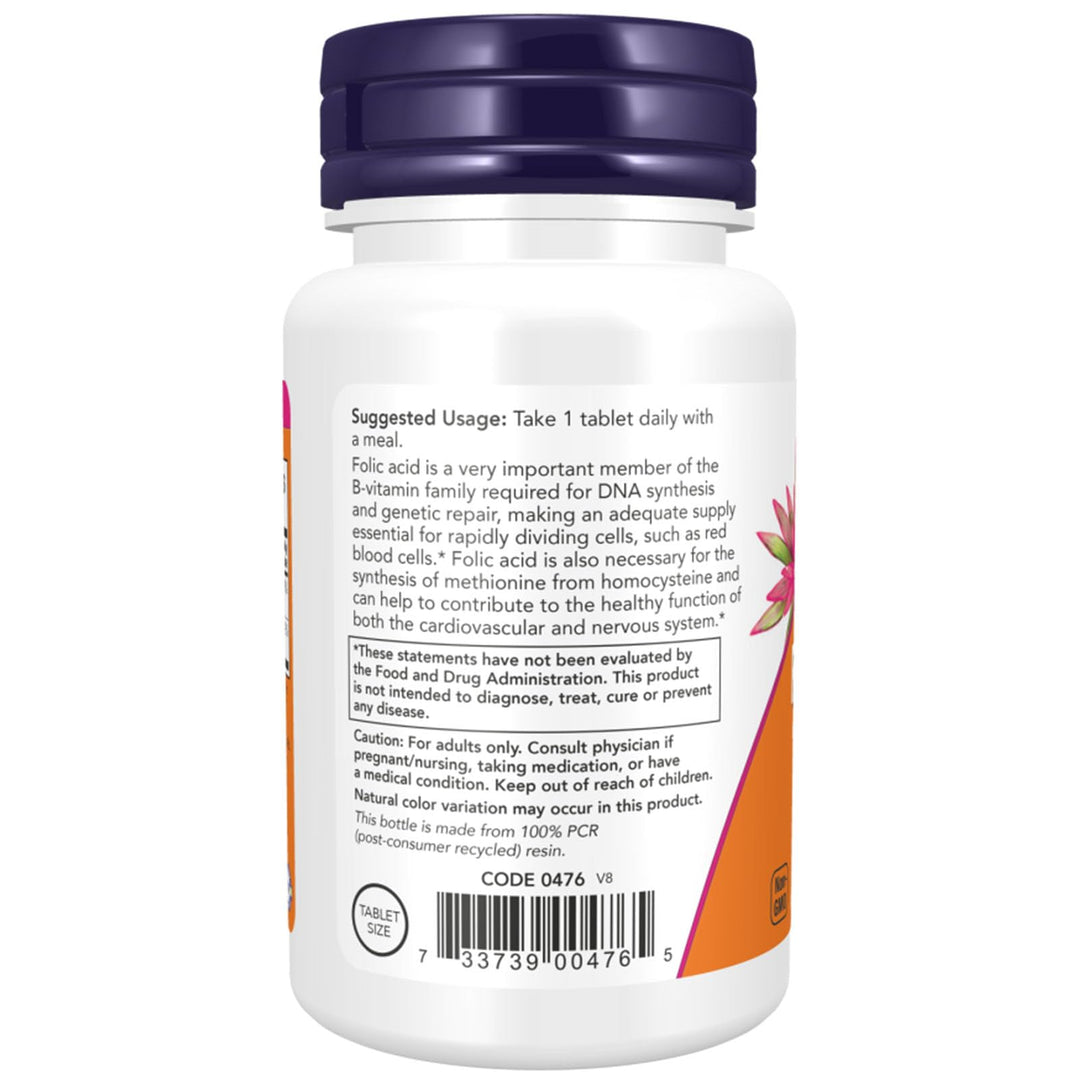 Now Foods, Folic Acid 800mg, 250 Tablets